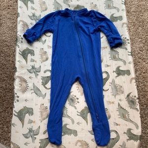 Kyte Baby 0-3 Zippered Footie in Deep Blue